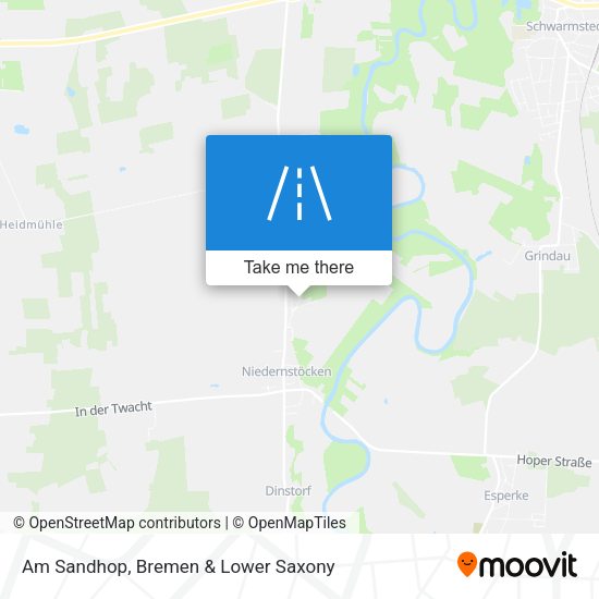 Am Sandhop map