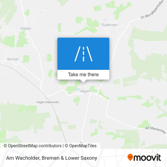 Am Wacholder map
