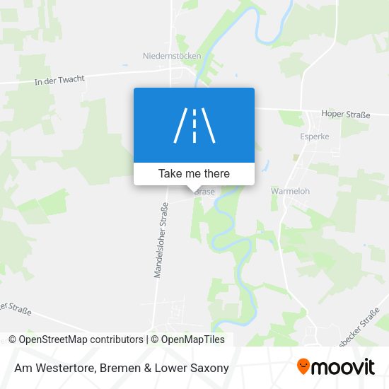 Am Westertore map