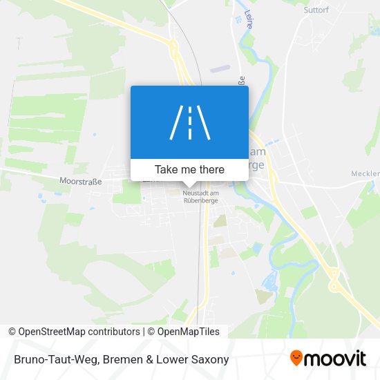 Bruno-Taut-Weg map