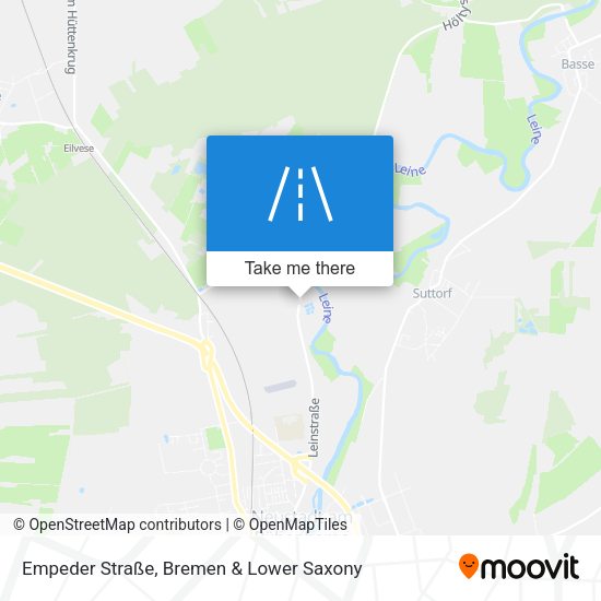 Empeder Straße map