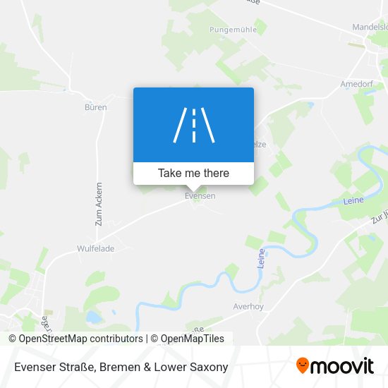 Evenser Straße map