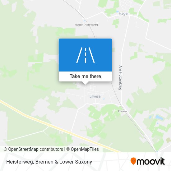 Heisterweg map