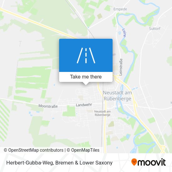 Herbert-Gubba-Weg map