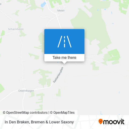 In Den Braken map