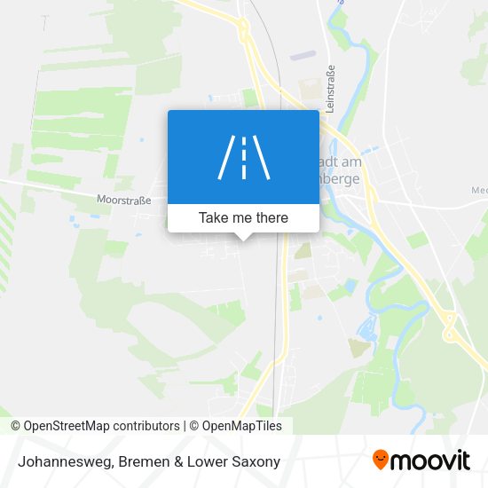 Johannesweg map