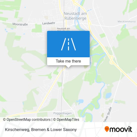 Kirschenweg map