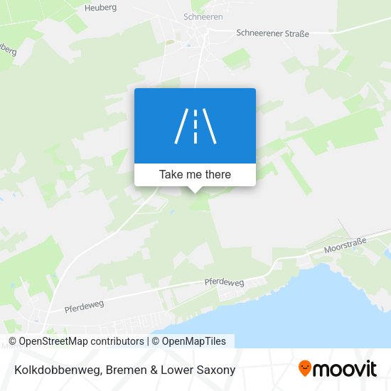 Kolkdobbenweg map