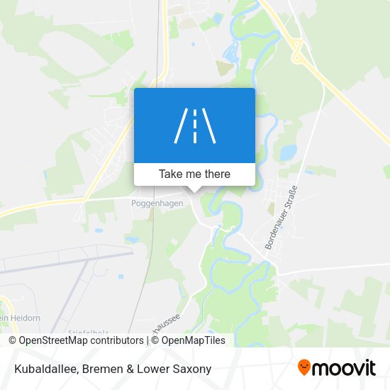 Kubaldallee map