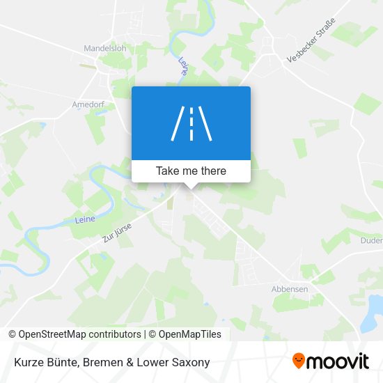 Kurze Bünte map