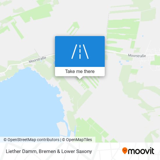 Liether Damm map