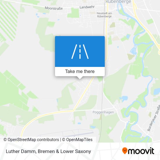 Luther Damm map