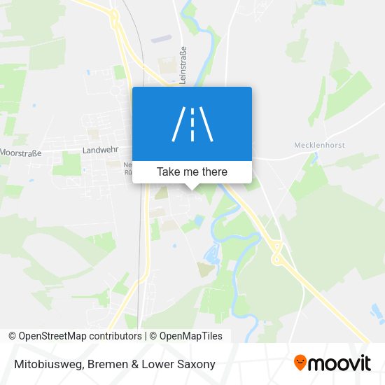 Mitobiusweg map