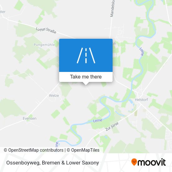 Ossenboyweg map