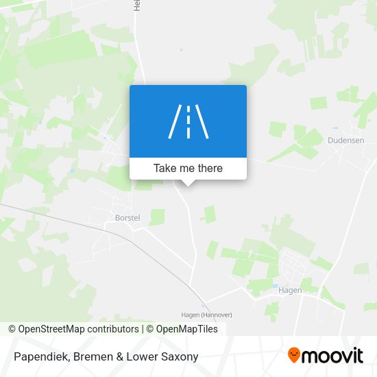 Papendiek map