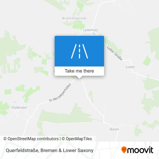 Querfeldstraße map