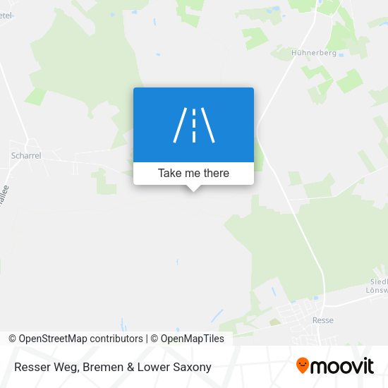 Resser Weg map