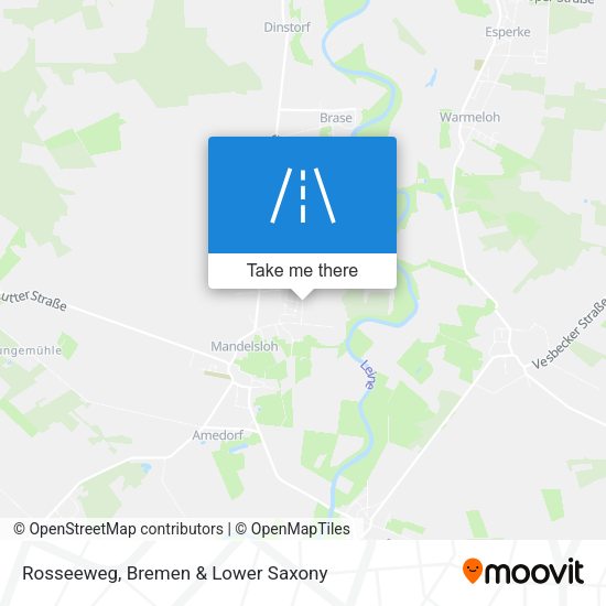 Rosseeweg map