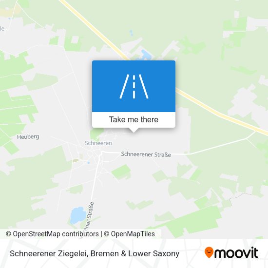 Schneerener Ziegelei map