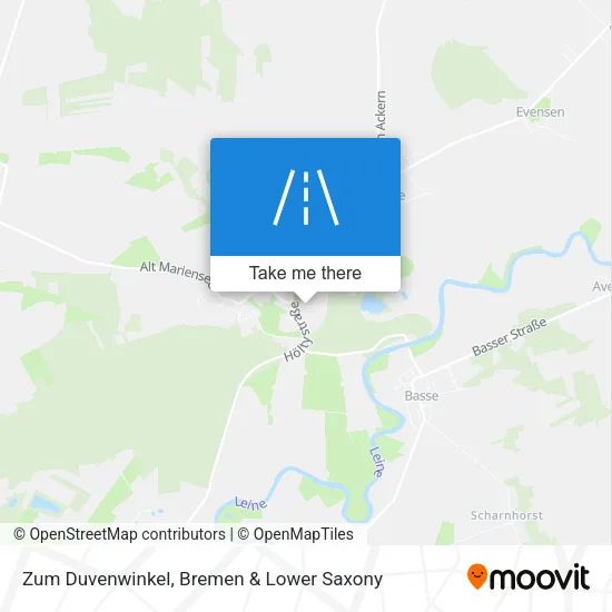Карта Zum Duvenwinkel