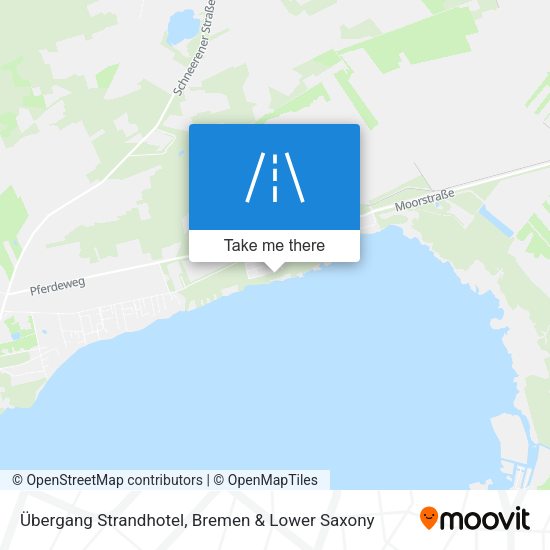 Übergang Strandhotel map