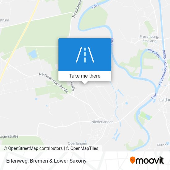 Erlenweg map