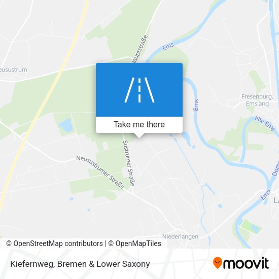 Kiefernweg map