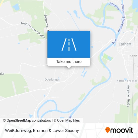 Weißdornweg map