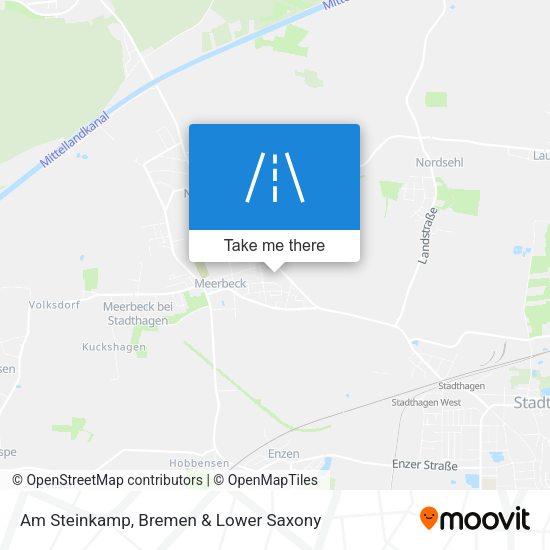 Am Steinkamp map