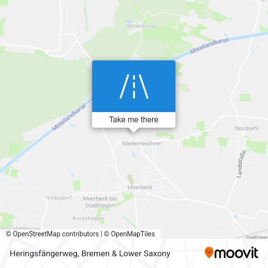 Heringsfängerweg map
