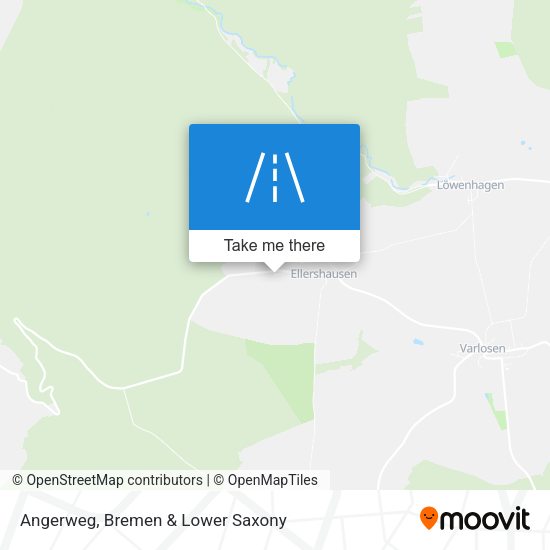 Angerweg map