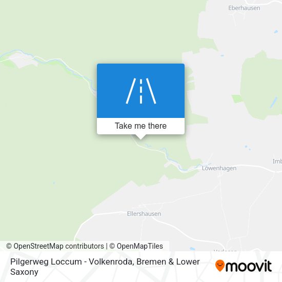 Pilgerweg Loccum - Volkenroda map