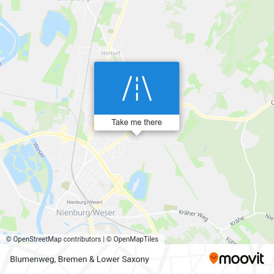 Blumenweg map