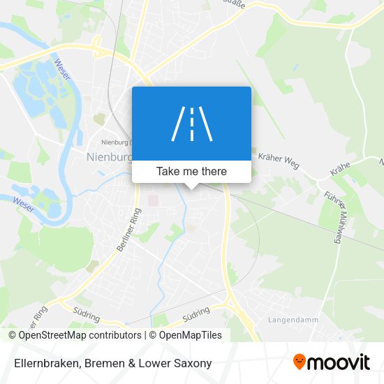 Ellernbraken map