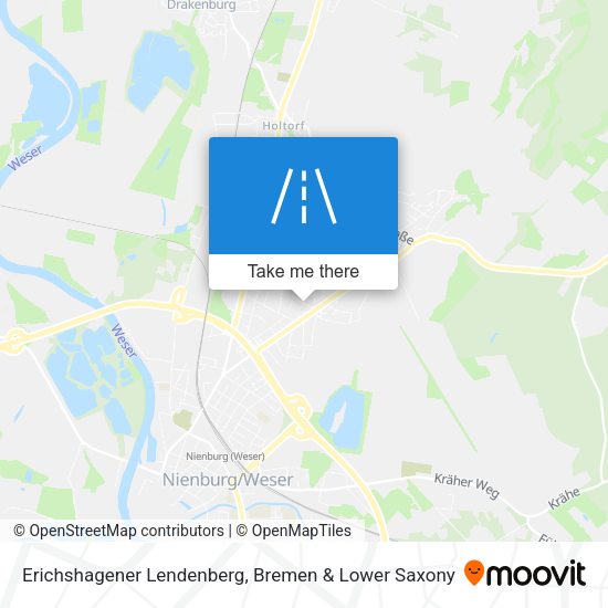 Erichshagener Lendenberg map