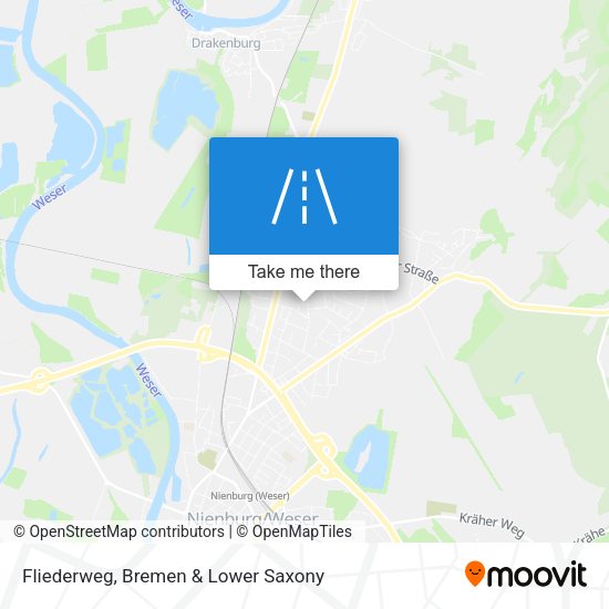Fliederweg map