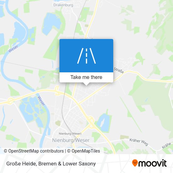 Große Heide map
