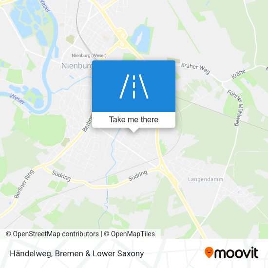 Händelweg map