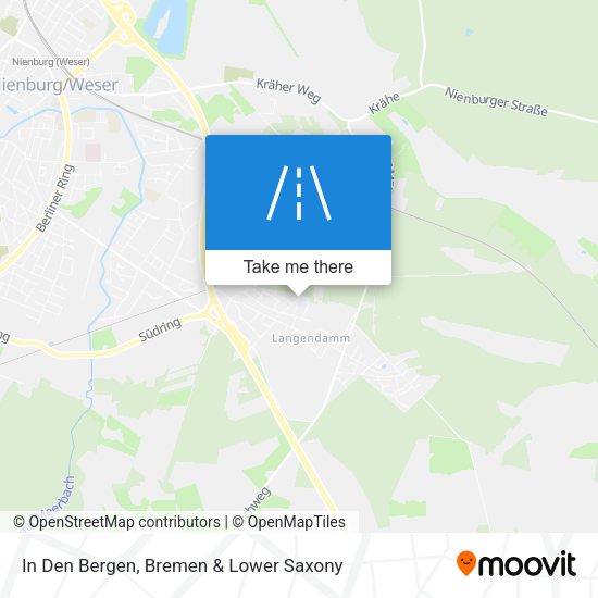 In Den Bergen map