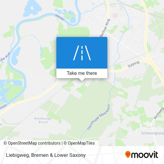 Liebigweg map