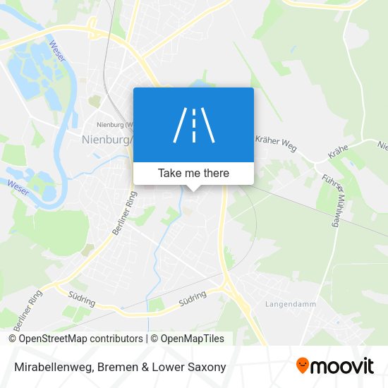 Mirabellenweg map