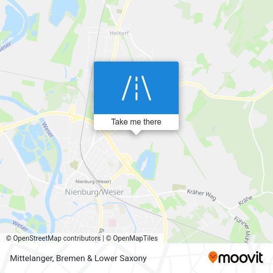 Mittelanger map