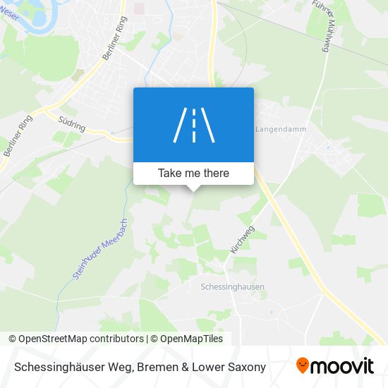 Schessinghäuser Weg map
