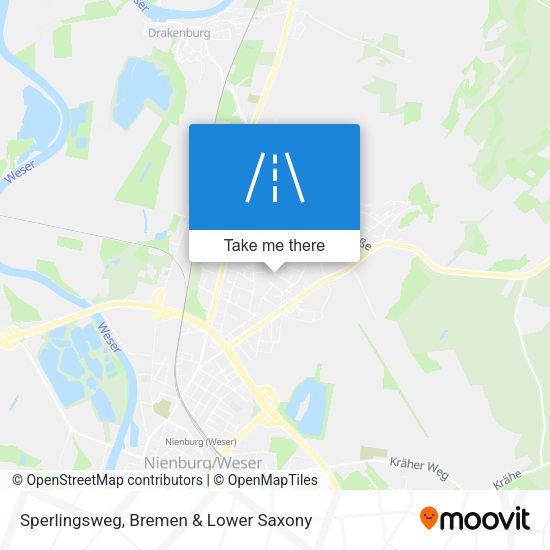 Sperlingsweg map