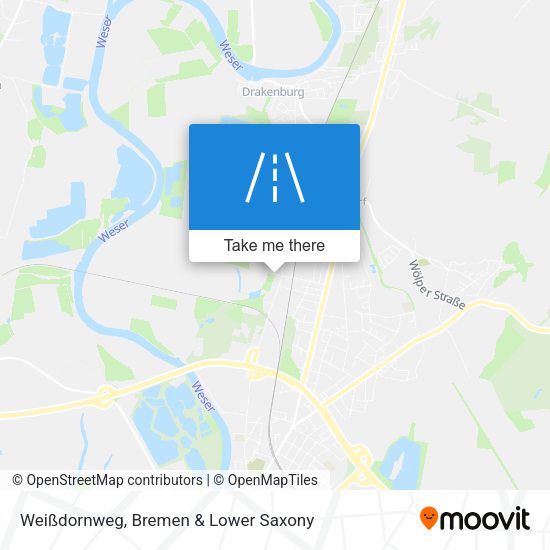 Weißdornweg map