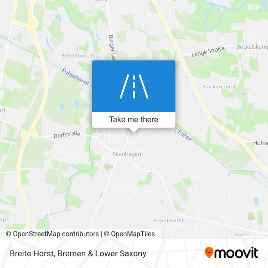 Breite Horst map