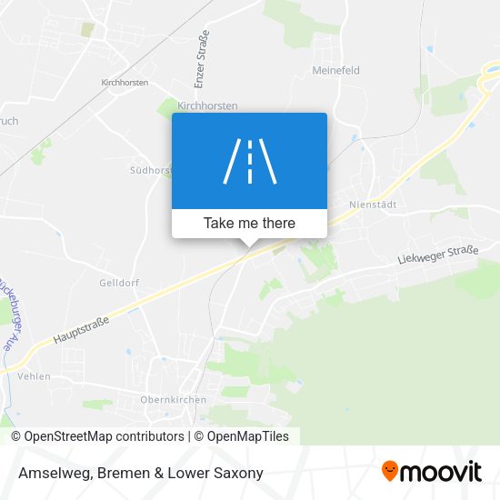 Amselweg map