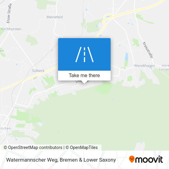 Watermannscher Weg map