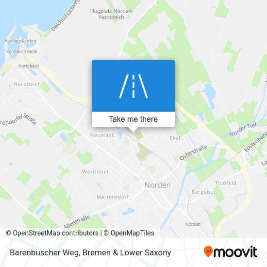 Barenbuscher Weg map