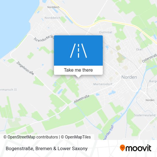 Bogenstraße map